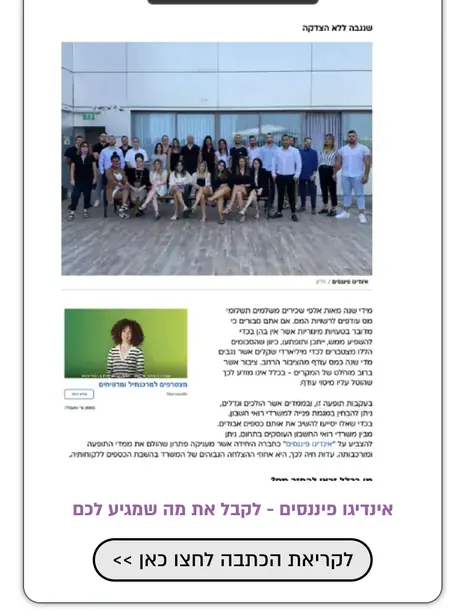 וואלה - אינדיגו פיננסים
